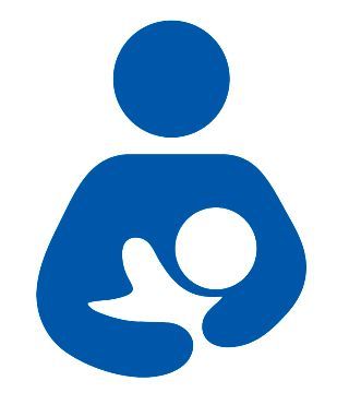 Abstract image depicts a mother holding a baby