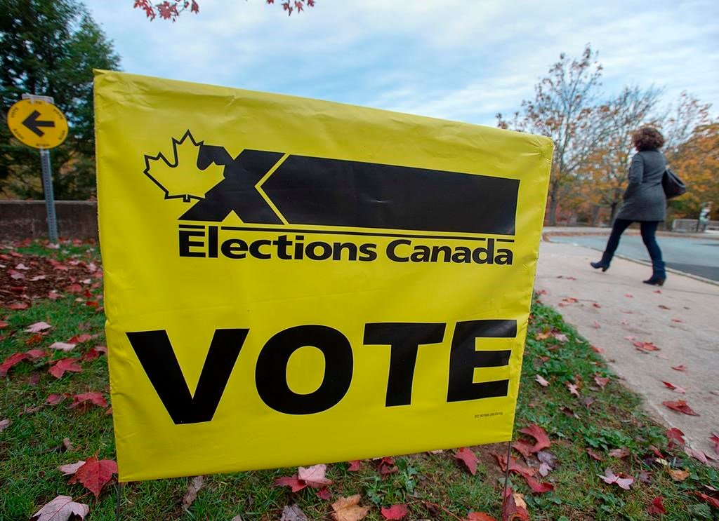 Election Canada sign