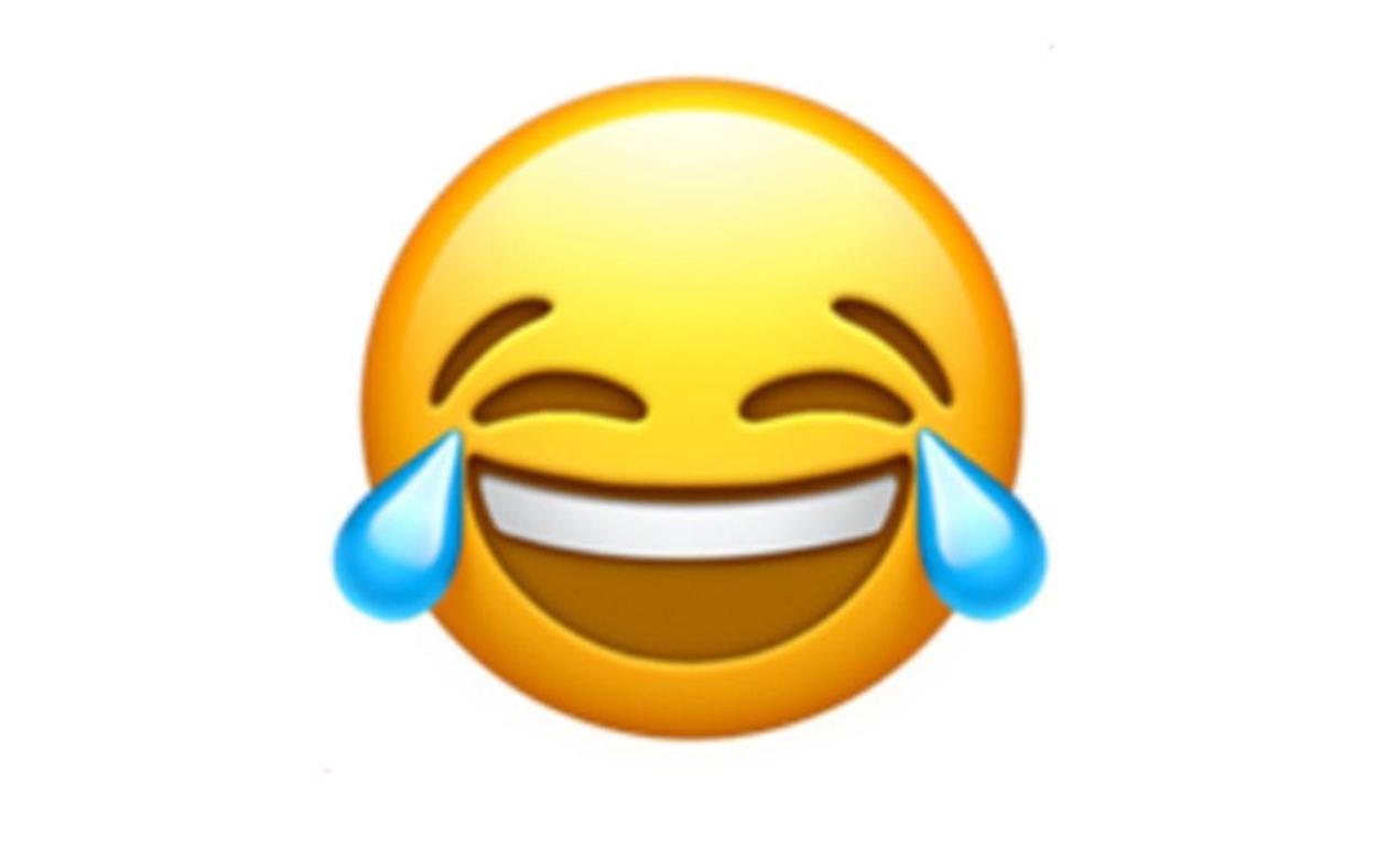 A crying laughing emoji