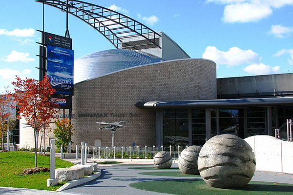 An outside look of the Ontario Science Centre