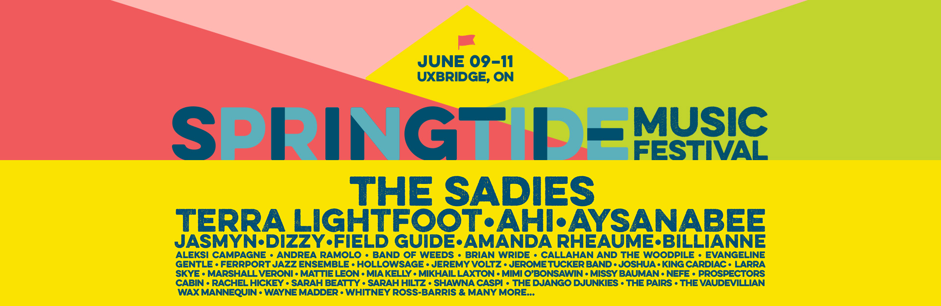 Springtide Music Festival poster