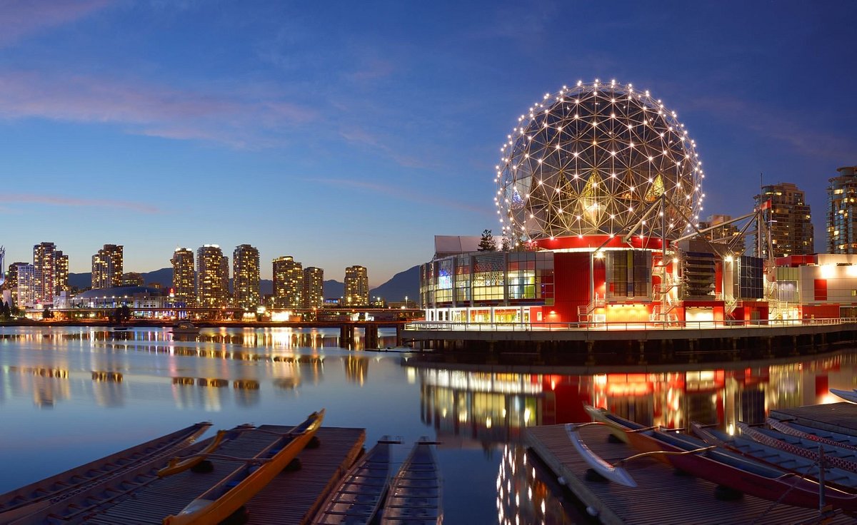 An outside look of Science World